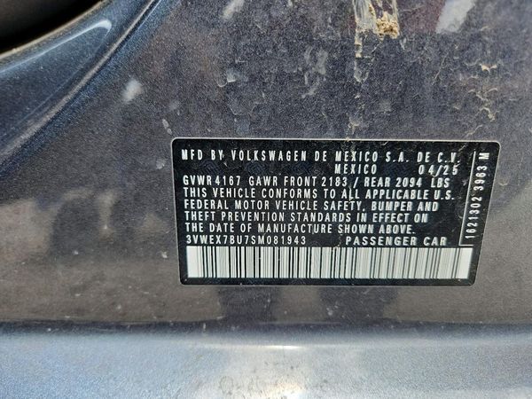 2025 VOLKSWAGEN JETTA SE