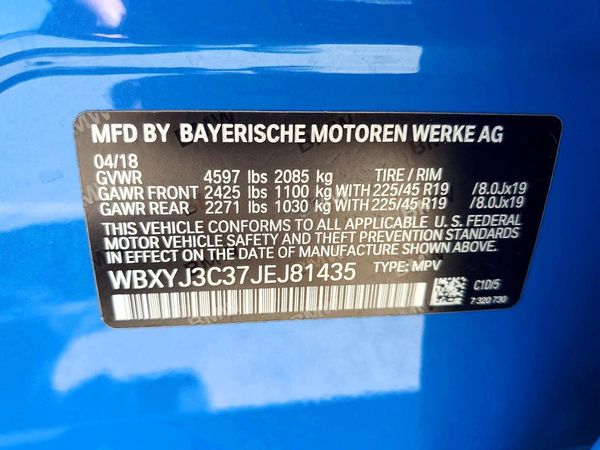 2018 BMW X2 sDrive28i