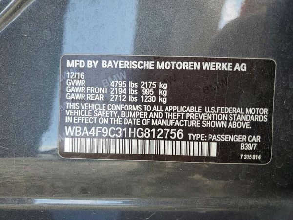 2017 BMW 430XI xDrive GC