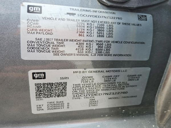2022 CHEVROLET SILVERADO LT
