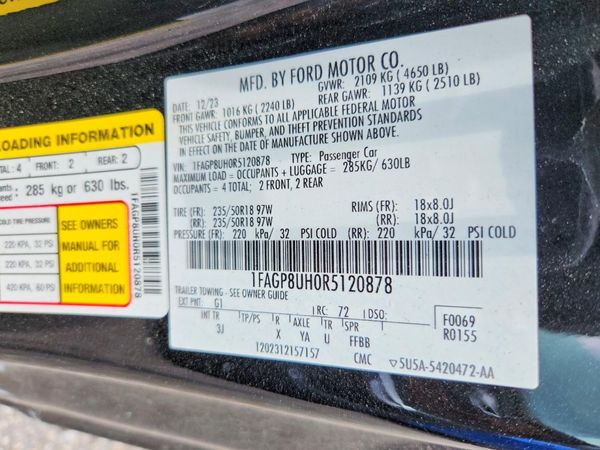2024 FORD MUSTANG I4