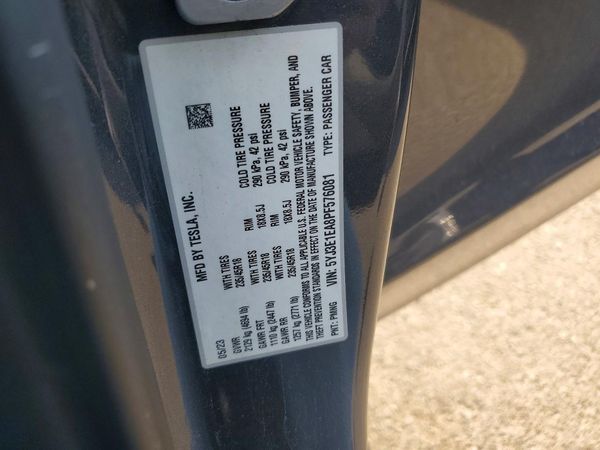 2023 TESLA MODEL 3