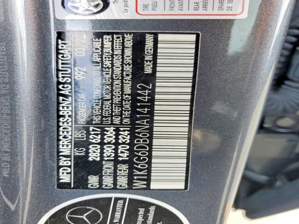 2022 MERCEDES-BENZ S S500 4MATIC