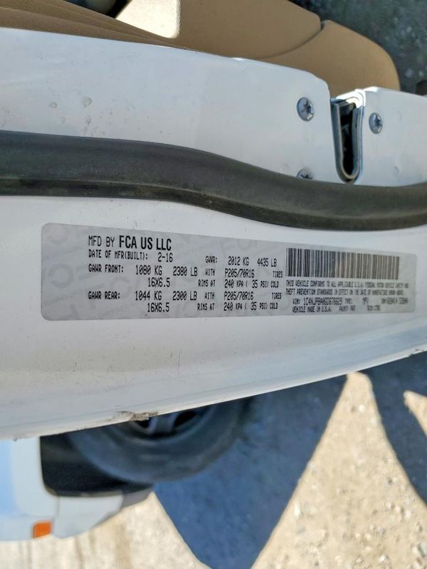 2016 JEEP PATRIOT SPORT FWD