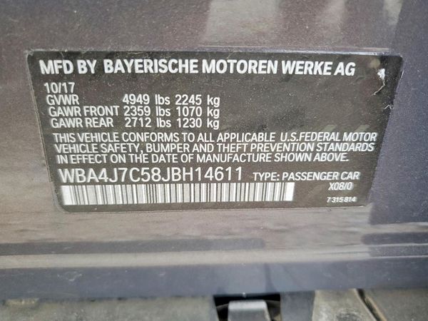 2018 BMW 440XI xDrive Gran Coupe