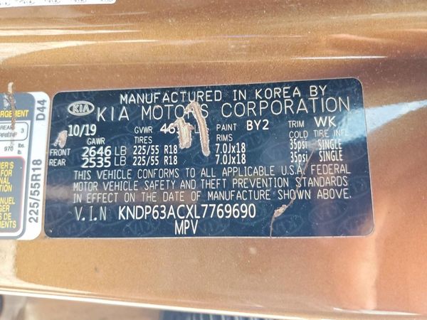 2020 KIA SPORTAGE