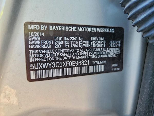 2015 BMW X3 xDrive28d