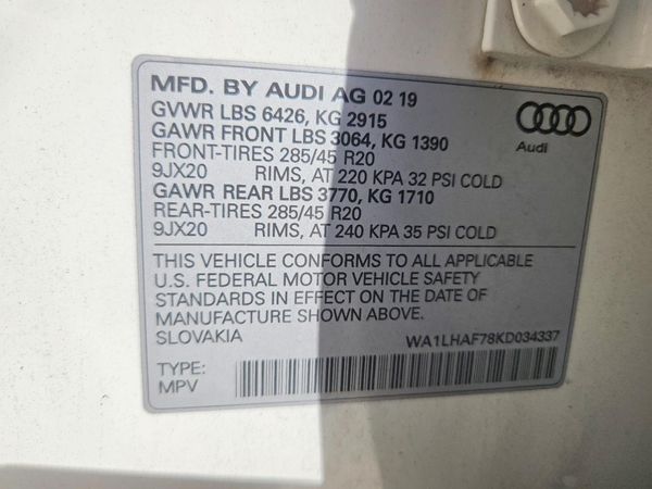 2019 AUDI Q7