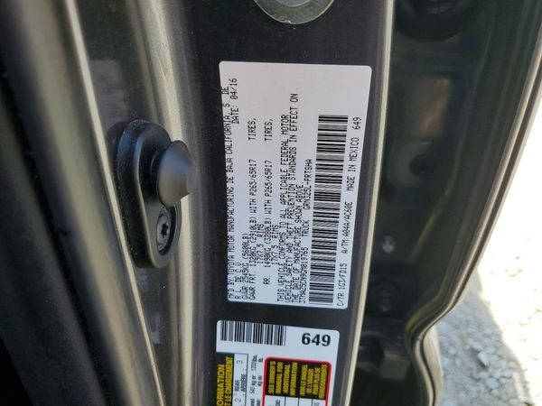 2016 TOYOTA TACOMA