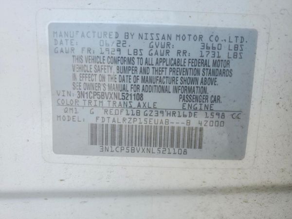 2022 NISSAN KICKS S