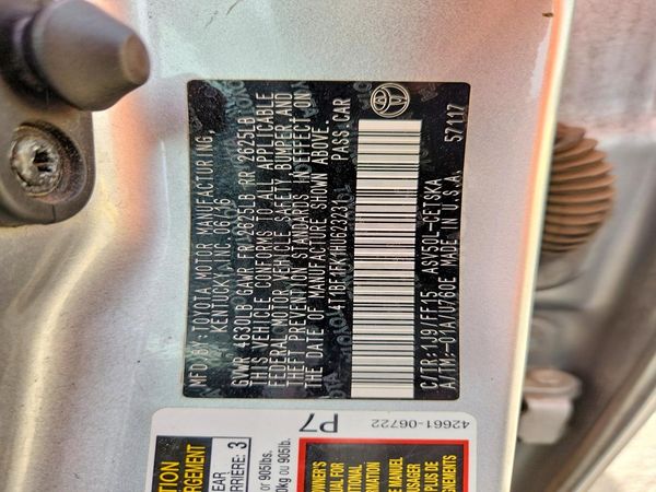 2017 TOYOTA CAMRY LE/SE/XLE/XSE
