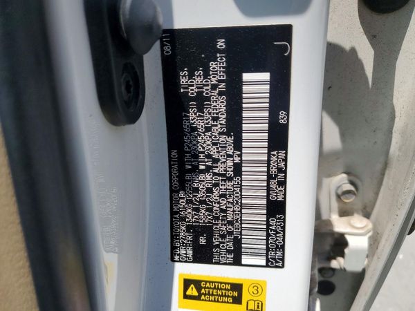 2012 TOYOTA HIGHLANDER Base/Hybrid