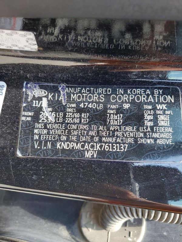 2019 KIA SPORTAGE LX