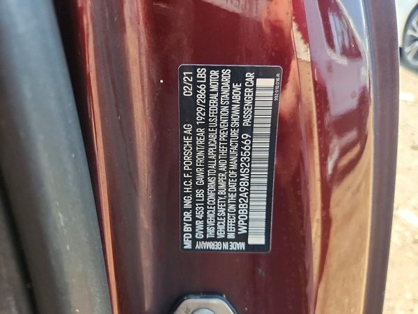 2021 PORSCHE 911