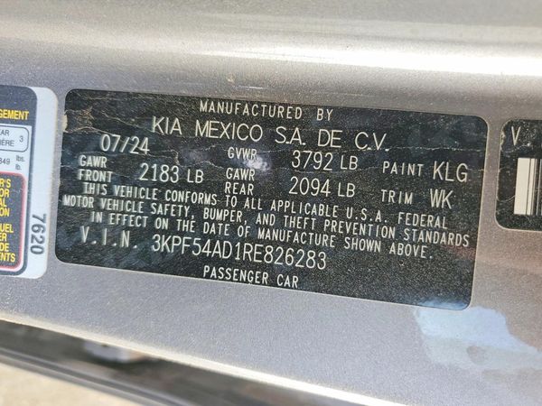 2024 KIA FORTE GT Line