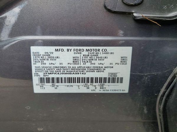 2022 FORD EDGE SEL