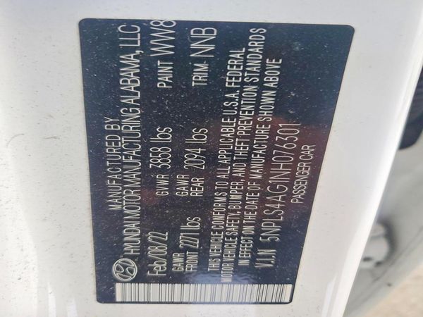 2022 HYUNDAI ELANTRA SEL w/Convenience Pkg