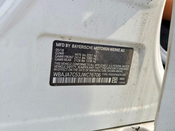 2018 BMW 530 xDrive