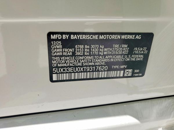 2026 BMW X5 M60i