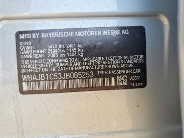 2018 BMW 530XE xDrive