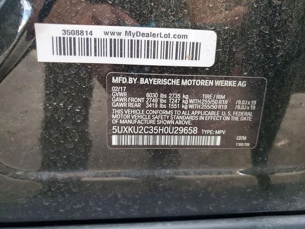 2017 BMW X6 xDrive35i