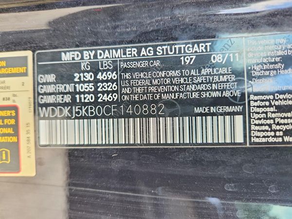 2012 MERCEDES-BENZ E E350