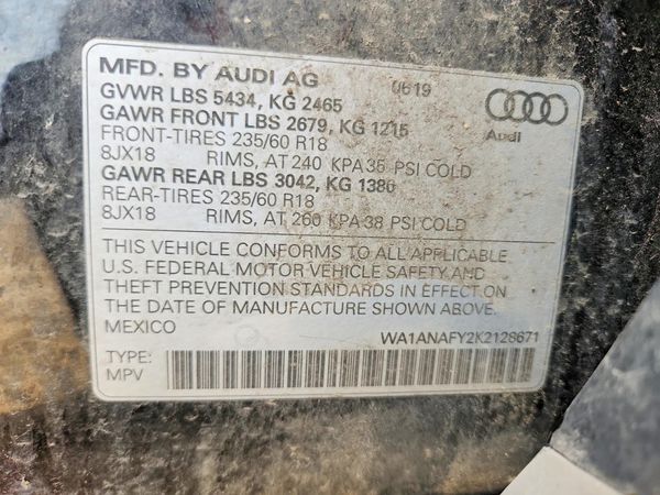 2019 AUDI Q5