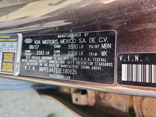 2018 KIA FORTE LX Pop,S,EX