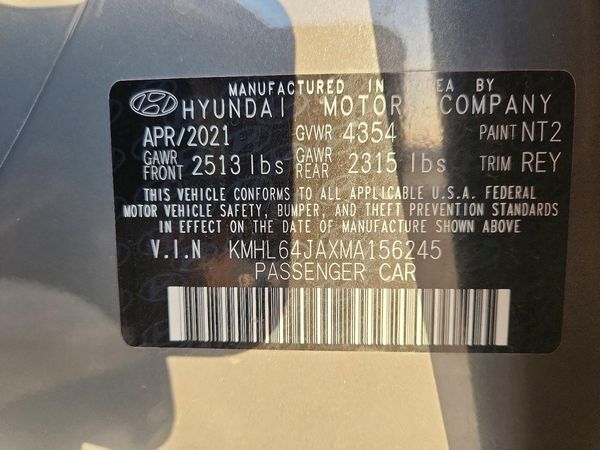 2021 HYUNDAI SONATA