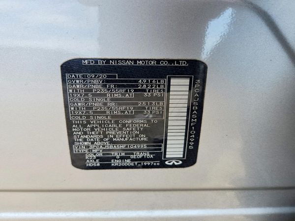 2021 INFINITI QX50 Luxe