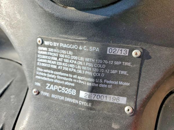 2014 PIAGGIO FLY