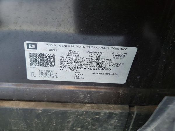 2020 CHEVROLET EQUINOX LT (1LT)