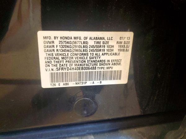 2014 ACURA MDX SH-AWD Tech