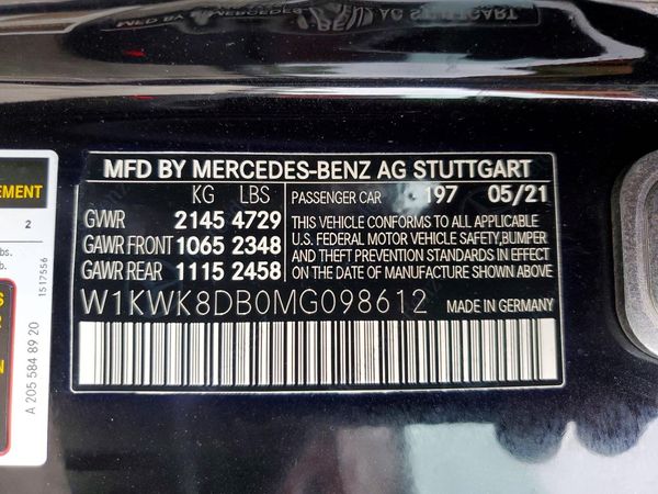 2021 MERCEDES-BENZ C C300