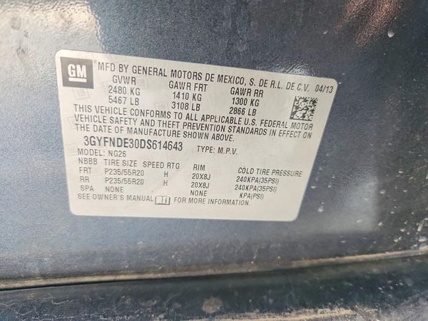 2013 CADILLAC SRX Performance