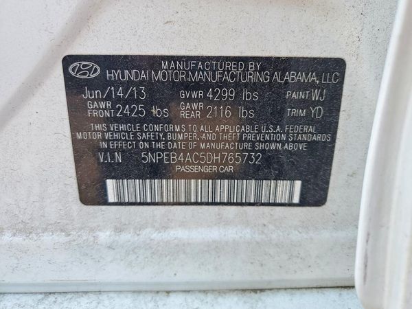 2013 HYUNDAI SONATA GLS/ GLS Popular