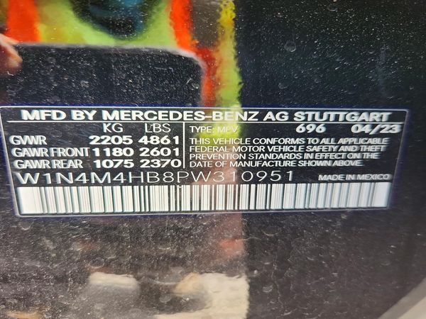 2023 MERCEDES-BENZ GLB GLB250 4MATIC