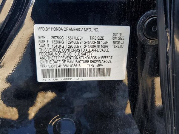 2019 ACURA MDX SH-AWD