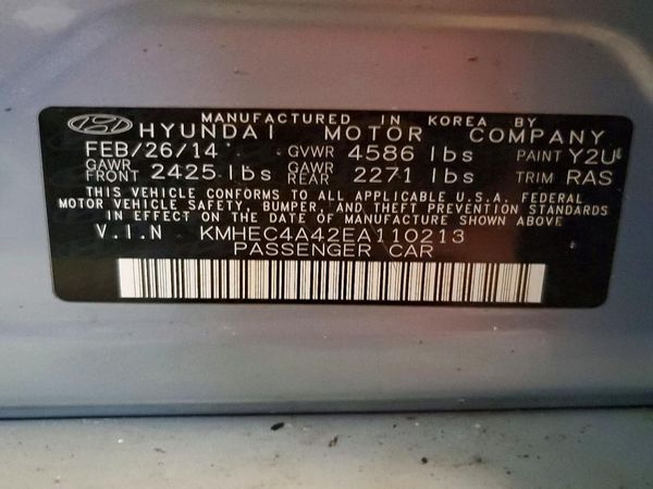 2014 HYUNDAI SONATA Hybrid/ Hybrid Limited
