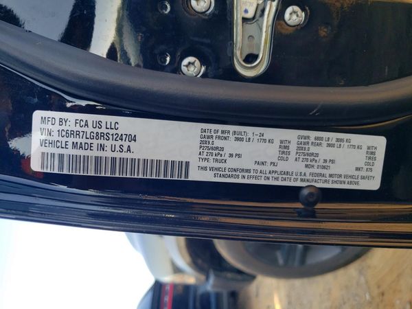 2024 RAM 1500 SLT / Warlock