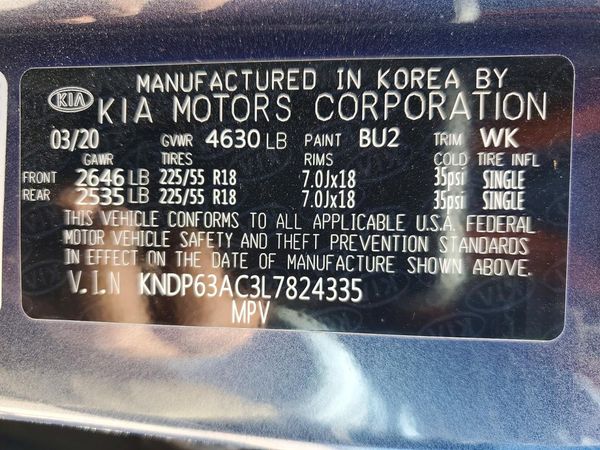 2020 KIA SPORTAGE