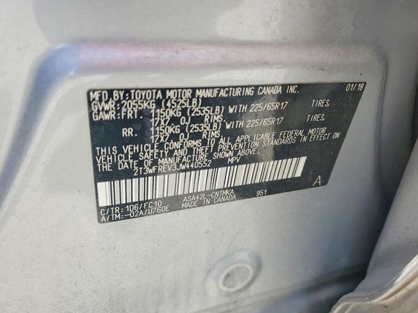 2018 TOYOTA RAV4 Adventure/XLE