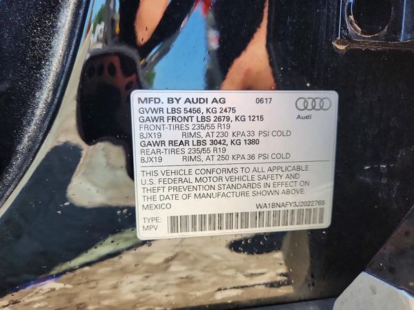 2018 AUDI Q5 quattro Premium Plus
