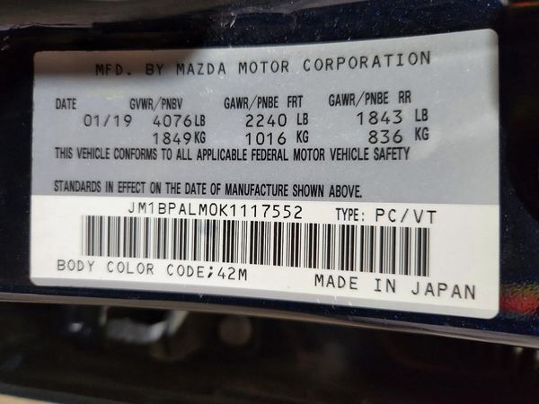 2019 MAZDA 3 PSP