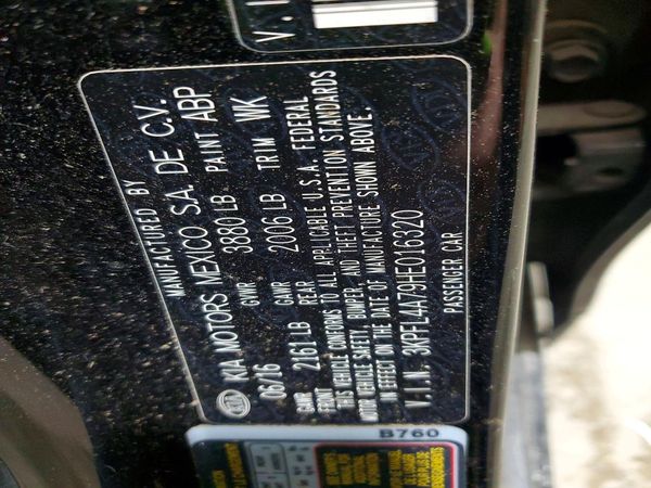 2017 KIA FORTE LX Popular, S