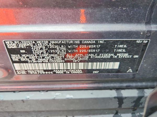 2020 TOYOTA RAV4 LE