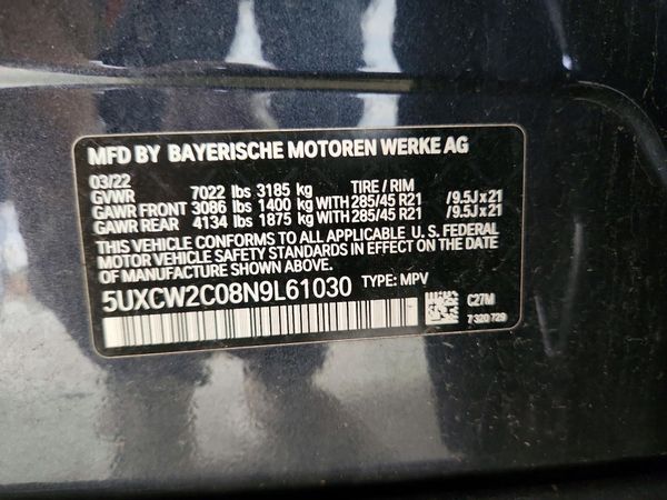 2022 BMW X7 xDrive40i