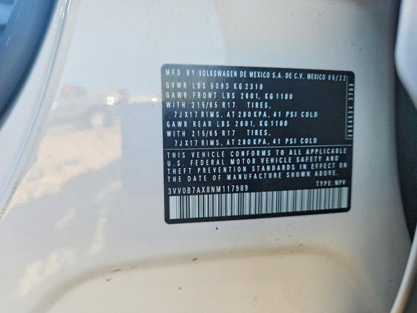 2022 VOLKSWAGEN TIGUAN 4Motion S