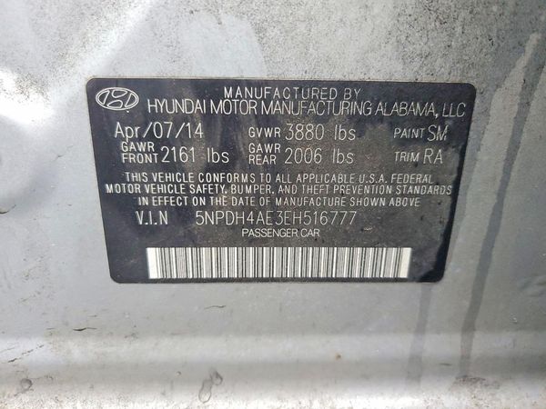2014 HYUNDAI ELANTRA GLS(Middle)