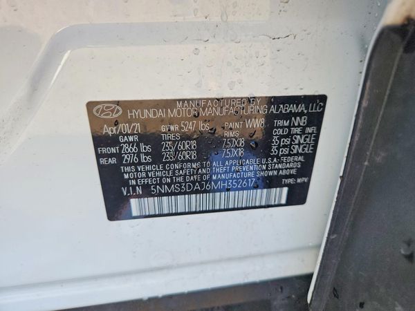 2021 HYUNDAI SANTA FE SEL w/ Premium Pkg